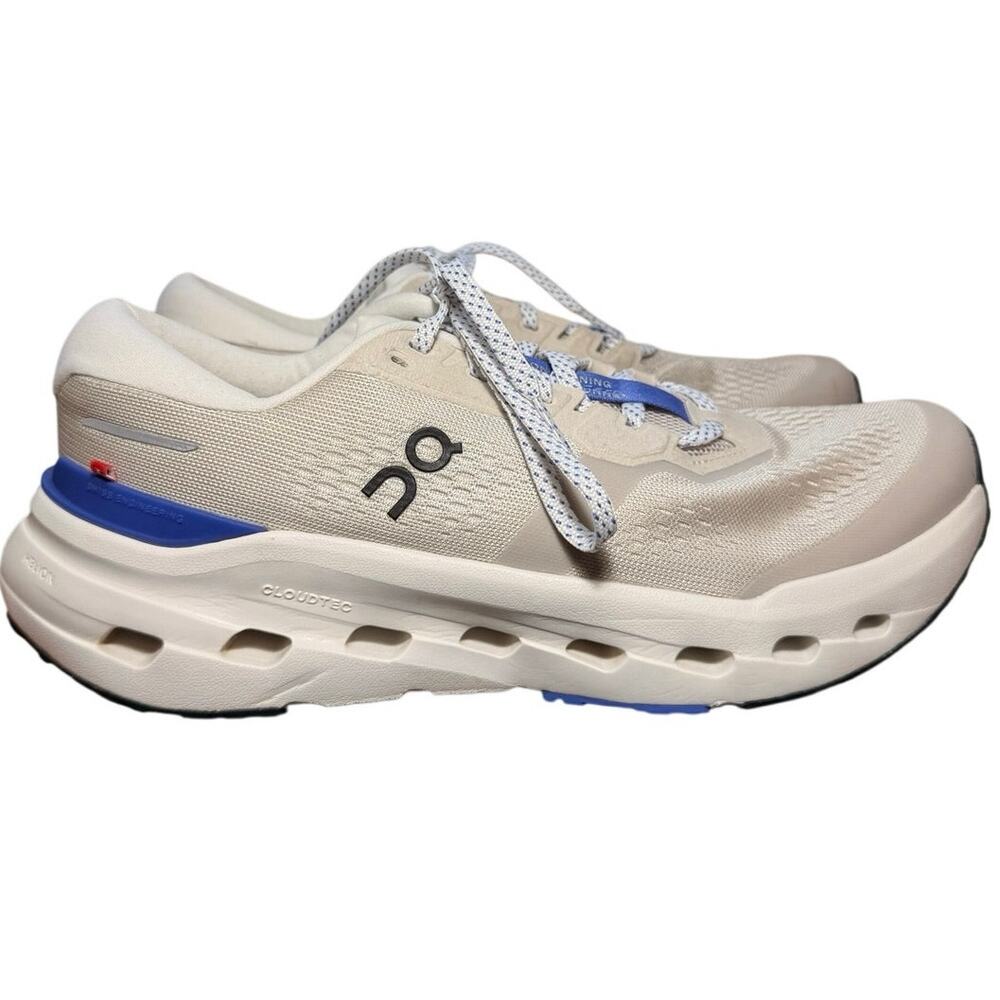 On Running Cloudrunner 3 Pearl Sailor Grey Blue Stability Shoes USW 9.5